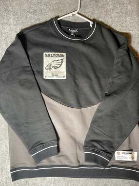 Unisex Black Philadelphia Eagles Fleece Sweatshirt